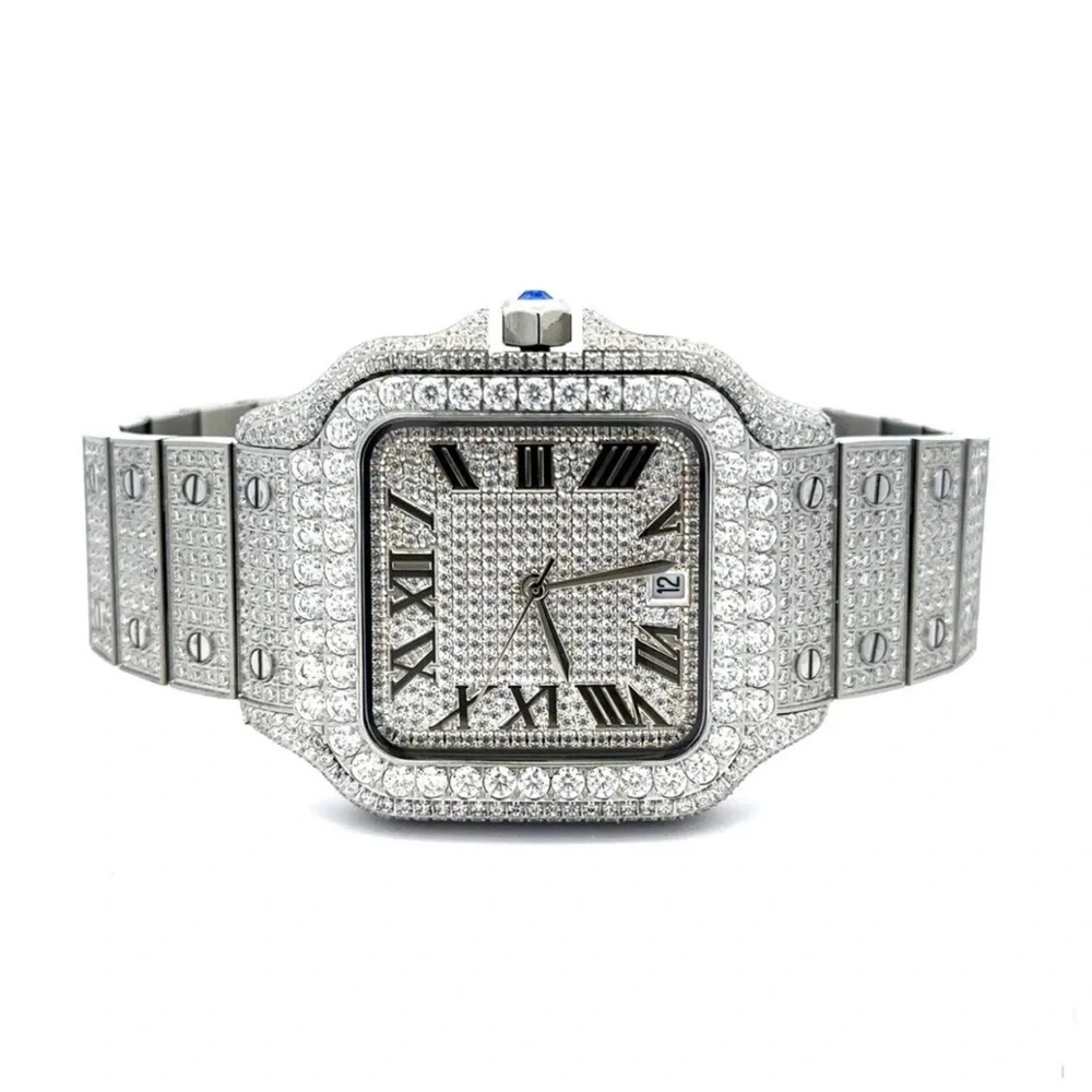 Elegant Silver Smartwatch Case